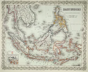 Carte des Indes orientales