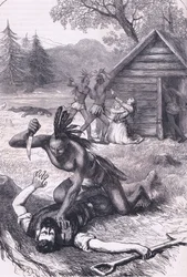 Massacre des colons, illustration de l
