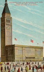 Metropolitan Life Building, New York, vers 1909-13
