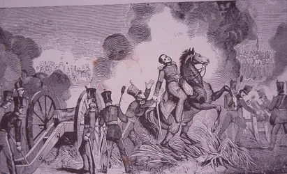 Guerre américano-mexicaine (1846-48), Bataille de Palo Alto et mort du Major Ringgold
