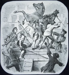 Les rebelles de New York renversent la statue du détesté George III d