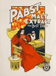 Extrait de malt Pabst, le "meilleur" tonique, Pabst, Milwaukee, années 1880-1890