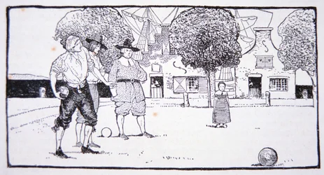 Jouer aux boules à New Amsterdam au XVIIe siècle