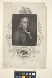 Portrait De Benjamin Franklin