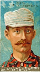 Portrait de Tim Keefe, 1887