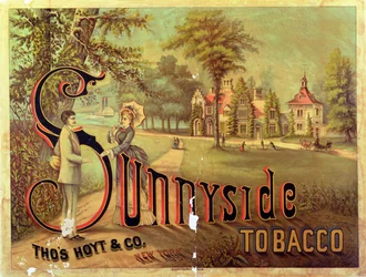 Affiche publicitaire pour le tabac Sunnyside