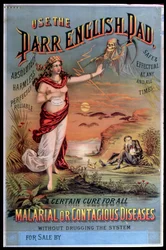 Affiche publicitaire pour le Parr English Pad