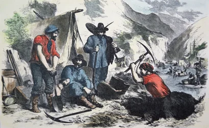 Prospecteurs pendant la ruée vers l