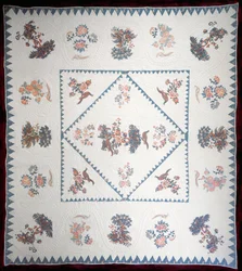 Couverture en Broderie Perse, vers 1800