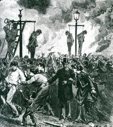Émeutes pendant le grand incendie de Chicago en 1871