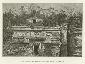 Ruines du Palais des Nonnes, Yucatán