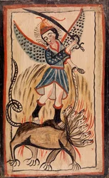 Saint tuant le dragon