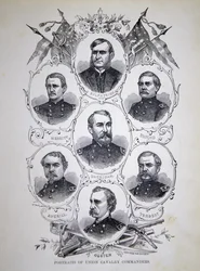 Sept portraits de commandants de cavalerie éminents de l