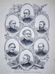Sept généraux éminents de la guerre civile américaine