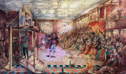 Shakespeare joue pour la reine Elizabeth I