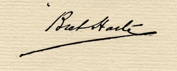 Signature de Francis Bret Harte (1839-1902)