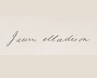Signature de James Madison