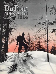 Ski, couverture du DuPont Magazine, février 1924