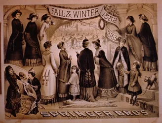 Springer Brothers, Boston, Collection Automne et Hiver, 1882-83