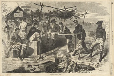 Action de grâce au camp de Harper