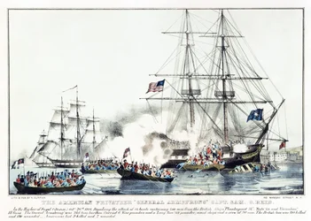 Le corsaire américain "General Armstrong" Capt. Sam C. Reid