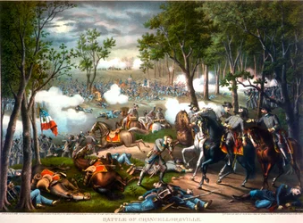 La Bataille de Chancellorsville, Virginie, 1863