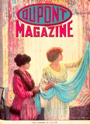 Le Charme de la couleur, couverture du DuPont Magazine, septembre 1918
