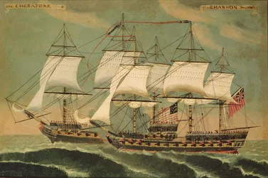 Le Chesapeake et le Shannon