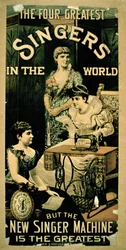 Les quatre plus grands chanteurs du monde, mais la nouvelle machine Singer est la meilleure
