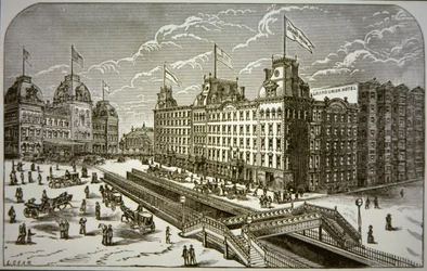 Le Grand Union Hotel, New York City (lithographie)