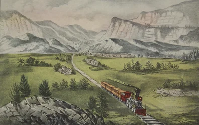 Le Grand Ouest, pub. 1870, Currier & Ives