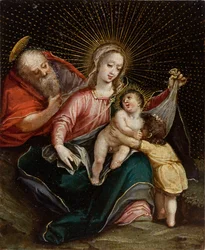 La Sainte Famille avec Saint Jean-Baptiste, XVIIIe siècle