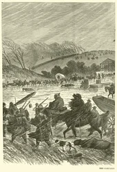 La campagne dans la boue, janvier 1863