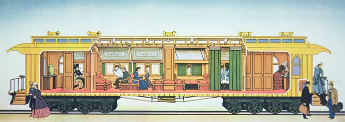 Le premier wagon-lit Pullman de luxe