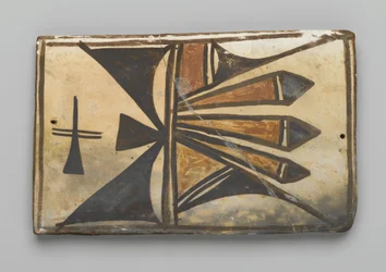 Carreau, fabriqué à Mesa, Arizona par le peuple Hopi