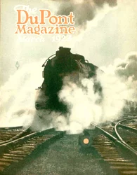 Train, couverture du DuPont Magazine, mars 1923