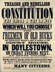 Trahison et rébellion ou la constitution, l