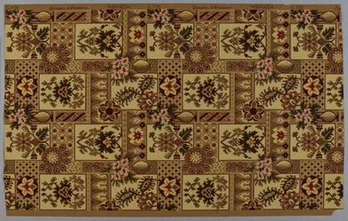Papier peint, motif, ca. 1885