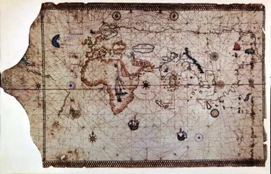 Carte marine appelée "King-Hamy"