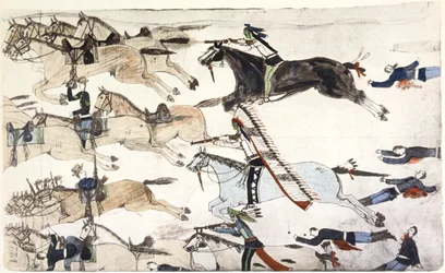 Bataille de Little Bighorn, Montana, USA, 25-26 juin 1876