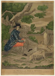 Le fils prodigue dans la misère