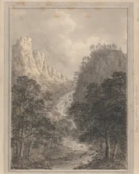 Vues en Angleterre, Écosse et Pays de Galles : Lueur du soir à Lowdoor