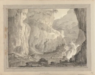 Vues en Angleterre, Écosse et Pays de Galles : Gordale Scar