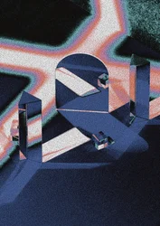 Arche de lumière prismatique