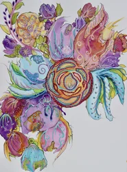 Une fantaisie florale pleine de fantaisie