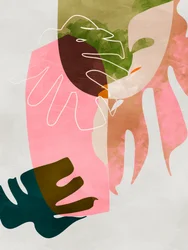 Feuilles découpées