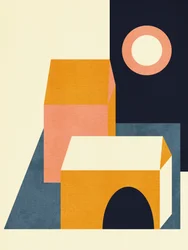 Rainbow Plus Shapes  Bleu moutarde 11