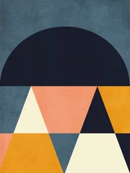 Rainbow Plus Shapes  Bleu moutarde 4