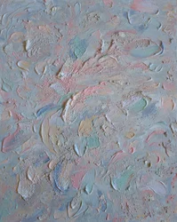Abstrait aux pastels tendres