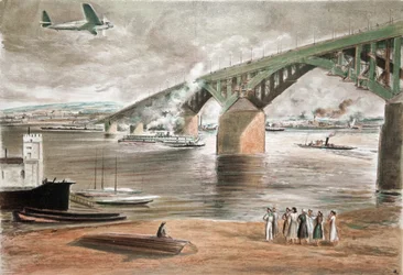 Le pont à Gorki, 1937